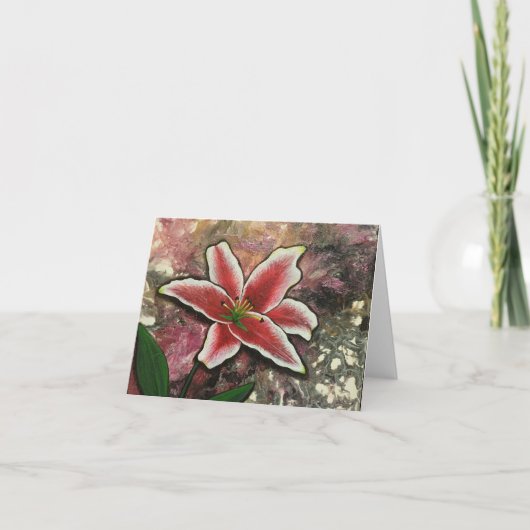 Carte Lily le rose Lily (Devant)