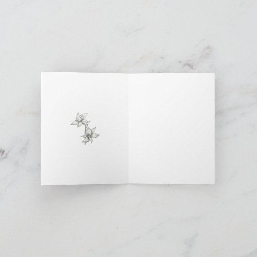 Carte Lily Note (Intérieur)