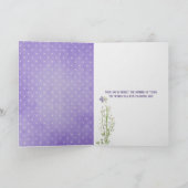 Carte Lily of the Valley Bouquet 80e anniversaire (Intérieur)