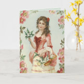 Carte Lily of the Vally Maiden (Fleur jaune)