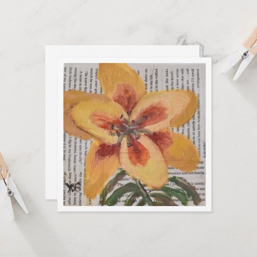 Carte Lily par script (Devant/Arrière en situation)