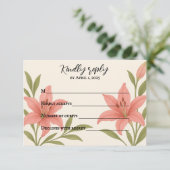 Carte Lily RSVP Lavish (Debout devant)
