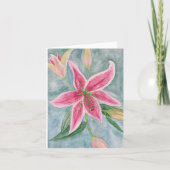 Carte Lily Stargazer (Devant)