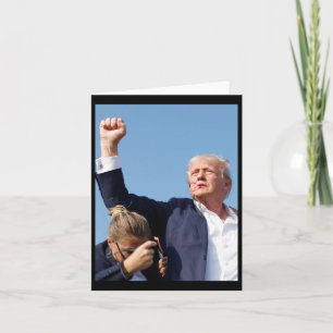 Carte L'Imagerie Tirant Sur Un Homme Et Trump Est Là Jus
