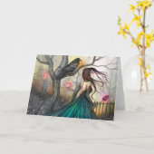 Carte L'Imaginaire mystique de Molly Harrison (Fleur jaune)