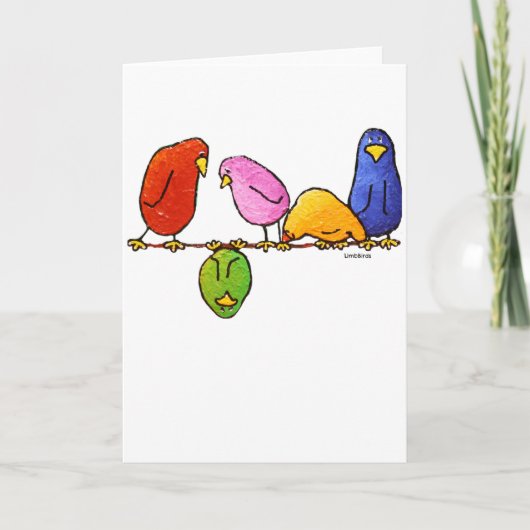Carte LimbBirds Greeting Card (Devant)