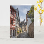 Carte Limburg Lahn Allemagne (Fleur jaune)