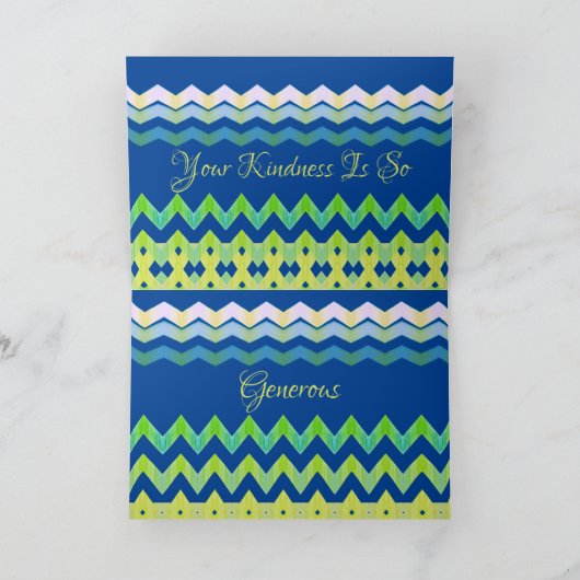 Carte Lime Bleue Avec Jaune (Intérieur)