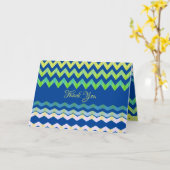 Carte Lime Bleue Avec Jaune (Fleur jaune)