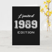 Carte Limited 1989 Edition - Awesome Birthday Gift (Fleur jaune)