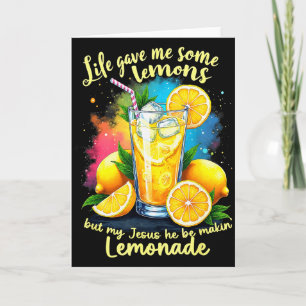 Carte Limonade Bible La Vie M'a Donné Quelques Citrons J