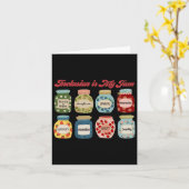 Carte L'inclusion est ma confiture Enseignant de l'éduca (Fleur jaune)