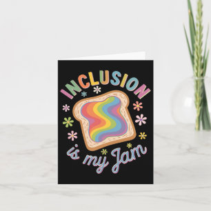 Carte L'inclusion est ma Sensibilisation sur l'autisme d