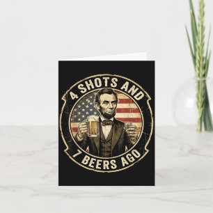 Carte Lincoln 4 Shots et 7 Bières Ago Boire Soirée