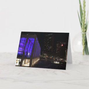 Carte Lincoln Center NYC New York Night Lights Photo