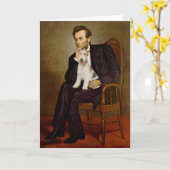 Carte Lincoln - Wire Fox Terrier #1 (Fleur jaune)