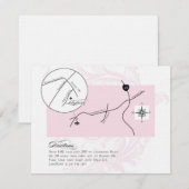 Carte LincPoint avec rose *sydney (Devant / Derrière)