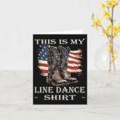 Carte Line Dance Country Music Line Dancing (Fleur jaune)