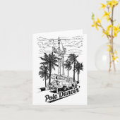 Carte Lineman Le Dancin' Electrician Gift For Men Husban (Fleur jaune)