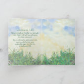 Carte Lineman's Life Peinture et poème originaux (Intérieur)