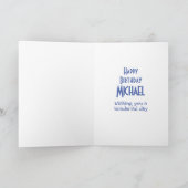 CARTE LINER OCÉAN PERSONNALISABLE (Intérieur)
