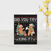 Carte L'Infirmière Avez-Vous Essayé De Le Faire Glacer N (Fleur jaune)