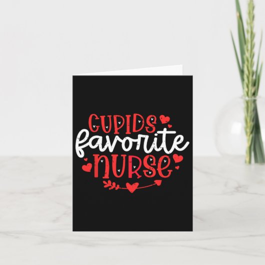 Carte L'infirmière préférée de Cupid Valentines Day Vale (Devant)