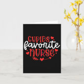 Carte L'infirmière préférée de Cupid Valentines Day Vale (Fleur jaune)