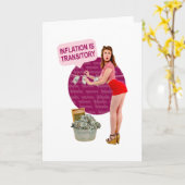 Carte L'inflation est transitoire (Fleur jaune)