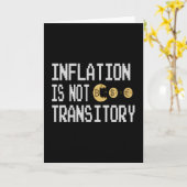 Carte L'inflation n'est pas transitoire (Fleur jaune)