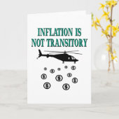 Carte L'inflation n'est pas transitoire (Fleur jaune)