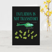 Carte L'inflation n'est pas transitoire (Fleur jaune)