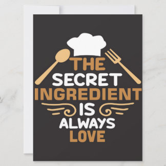 Carte L'ingrédient secret est toujours amour CUte