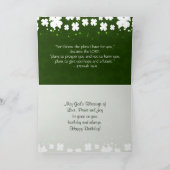 Carte L'inspiration de la bénédiction d'anniversaire irl (Intérieur)