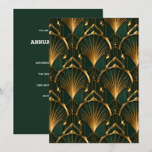 Carte L'invitation au gala Gatsby