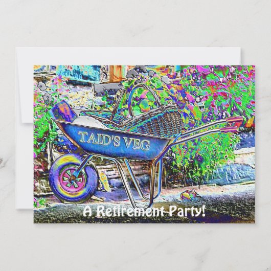 CARTE L'INVITATION DE GRANDAD À LA FLÈCHE À ROUGE (Devant)