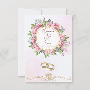 Carte L'invitation de mariage