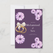 Carte L'invitation de mariage (Devant)