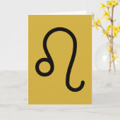 Carte Lion (Fleur jaune)