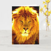 Carte Lion (Fleur jaune)