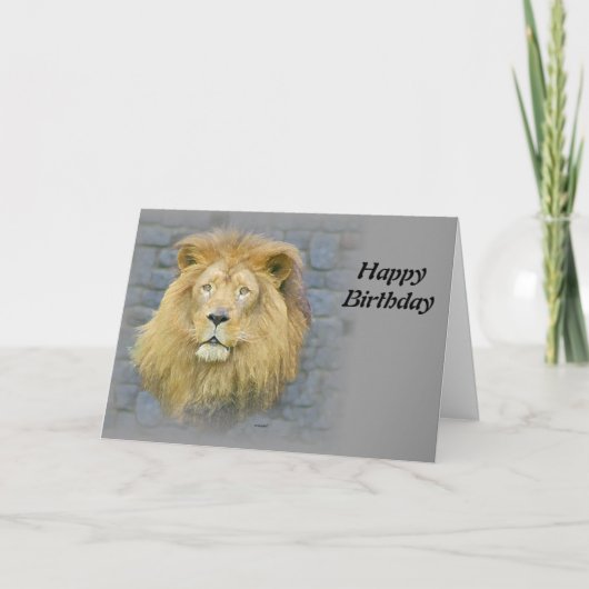 Carte lion (Devant)