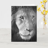 Carte Lion #1 (Fleur jaune)
