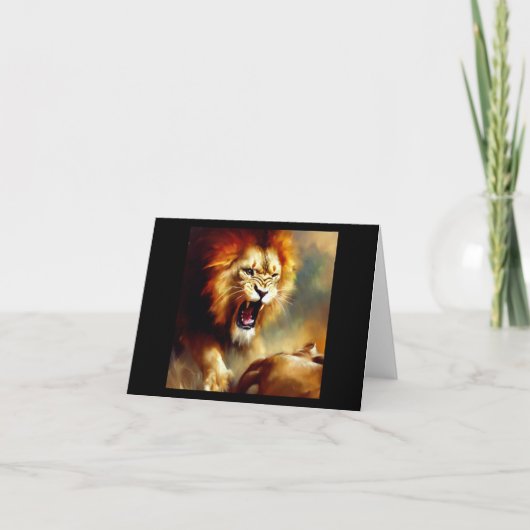 Carte Lion (10) Chat sauvage (Devant)