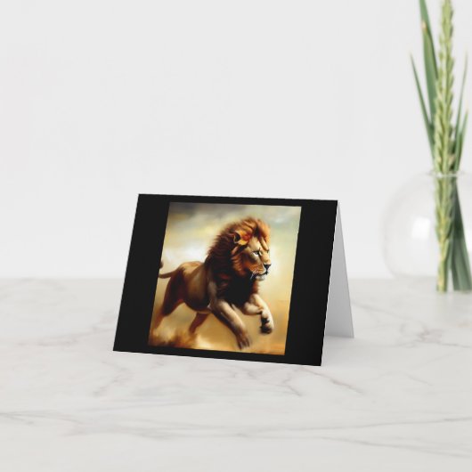 Carte Lion (1) Chat sauvage (Devant)