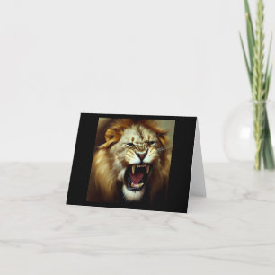 Carte Lion (9) Chat sauvage