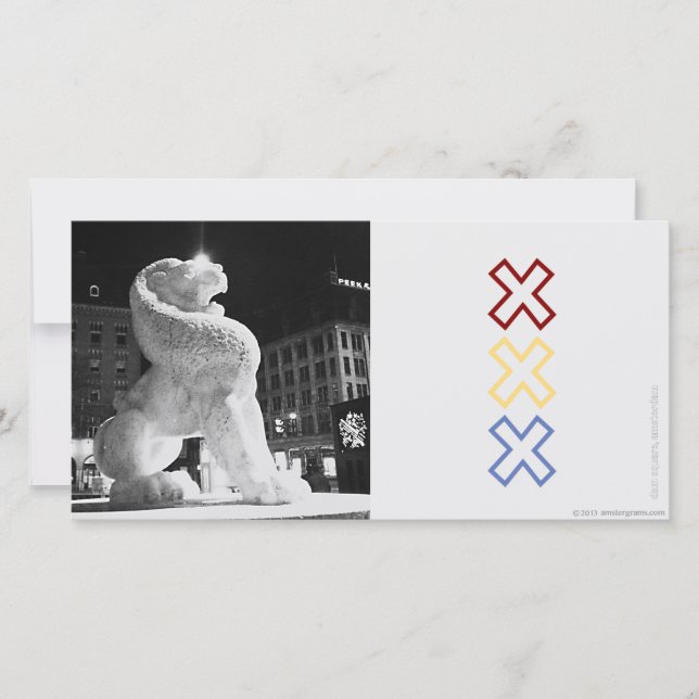 Carte Lion Amstergram (Devant)