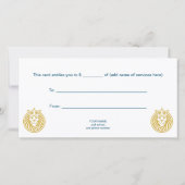 Carte Lion Avec Couronne - Style Or 4 (Dos)