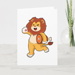 Carte Lion avec viande