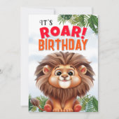 Carte Lion Birthday  (Devant)