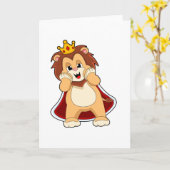 Carte Lion comme Roi avec Couronne.PNG (Fleur jaune)